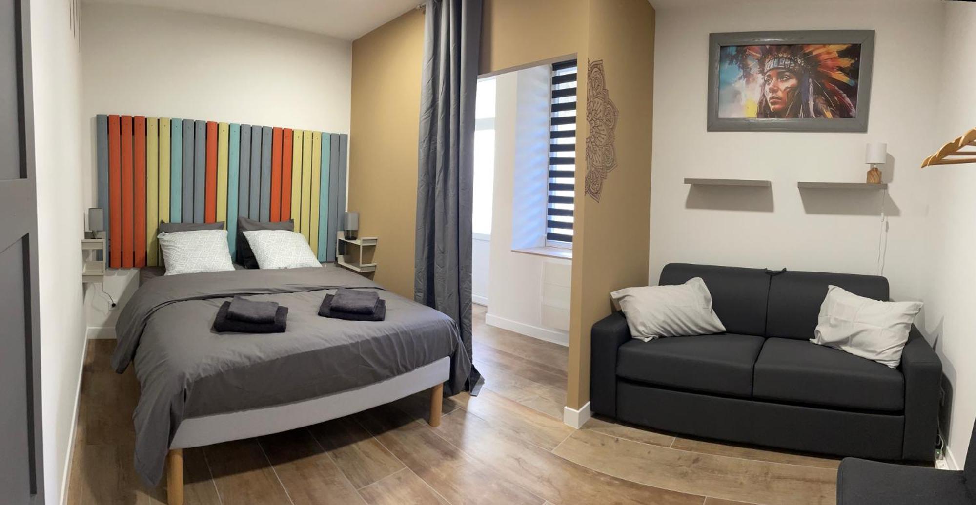 Апартаменты Meubles Deco Fab - Plancha Ликсей-ле-Бен Экстерьер фото
